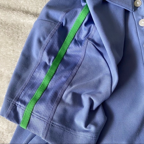 NIKE Golf Fit Dry gold shirt in periwinkle medium - Picture 3 of 8
